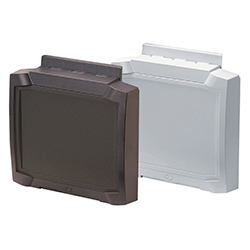 Bocard, Lids, Hinged front lid with membrane keypad area