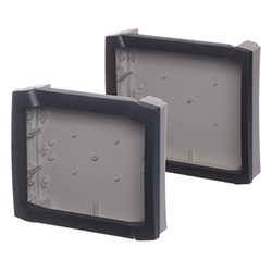 Bocard, Flat enclosure, with open front frame, without terminal compartment, IP 40, Set 07-7024