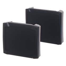 Bocard, Flat enclosure, with front frame open, with membrane lid, IP 65, Set 12-7024