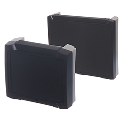 Bocard, Flat enclosure, with front frame open, with hinged membrane lid, IP 66 / IP 68 – 1.2m (2 hrs.), Set 14-7024