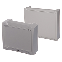 Bocard, Flat enclosure, with front frame open, with hinged membrane lid, IP 66 / IP 68 – 1.2m (2 hrs.), Set 14-7035