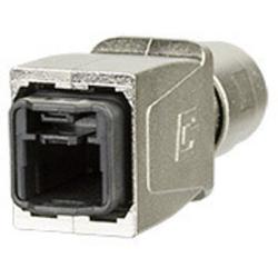 E-DAT Industry IP67 V14 plug housing for RJ45 unequipped