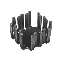Finger-shaped Heat Sinks with Perforation