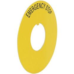 Emergency STOP Label