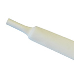 Heat-shrinkable tube (white).