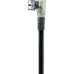 Single-ended Cordset, Female, M8x1, Angled, with LED