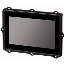 Rear mounting control panel; 24 V DC; 7 Inches PCT-Display; 1024x600 pixels; 2xEthernet; 1xRS232; 1xRS485; 1xCAN; 1xSD slot