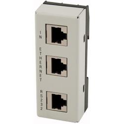 Interface switch for XC200 (separates combined RS232 / ETH on 2 RJ45 sockets)