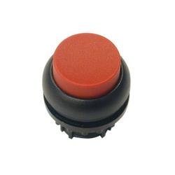 Pushbutton, raised, red, maintained