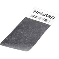 Helatag labels for laser printers with protective lamination