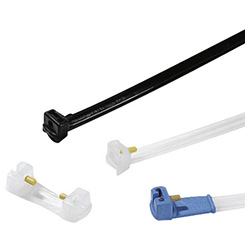 Cable tie Heat-resistant, Glass fibre pin lock