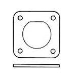 Square Flanges for RM Series