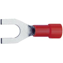 U terminal  0.50 mm² 1 mm² Hole Ø=3.2 mm Partially insulated Red Klauke 620