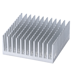 Heatsink for Surface Mounting Device SQ Series Aluminum Extrusion / Slit Fin Type