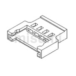 Wire to Wire Connector Housing with 2.00 mm Pitch (51006) 51006-0400