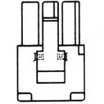 4.80 mm Pitch Minifit Relay Terminal Housing (5025, Receptacle) 5025-06R1