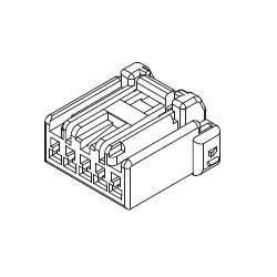 2.50 mm Pitch Connector for Relays, Receptacle Housing (500592) 500592-0400