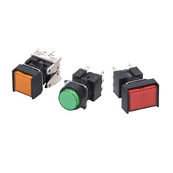 Push-Button Switch (Detachable Type) (Light / Non-Light) (Cylindrical ø16) A16 A165L-JRM-24D-2