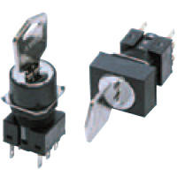 Optional Key Type Selector Switch A165K, Optional Part A16S-2N-1