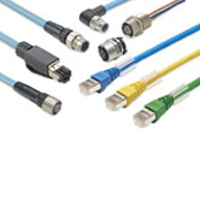 Commercial Ethernet Connector - XS5 / XS6 RJ45 Connector Cable XS6W-6LSZH8SS200CM-Y