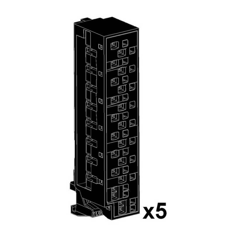 Set of 5 Screwless Terminal Blocks for CJ1 I/O Units