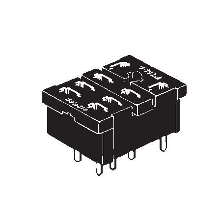 Back-mounting Sockets for Bi-power Relays LY