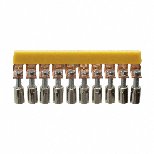 Cross Connector with Screw for DIN Track Terminal Blocks with Screw Terminals XW5□-S2.5-1.1-2□