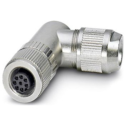 Bus system plug-in connector SACC, Socket angled M12, A-coded