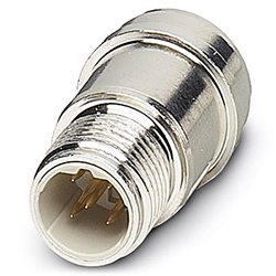 Flush-type connector SACC-DSIP, plug, M12, B-coded