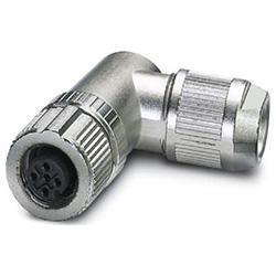 Bus connector SACC, Socket angled M12, A-coded