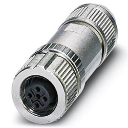 Bus connector SACC, Socket straight M12, B-coded