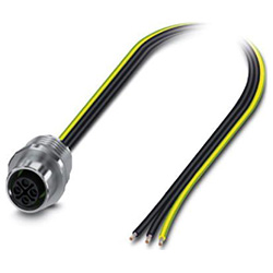 Installation plug-in connectors SACC-E-M12FSS, Individual wires