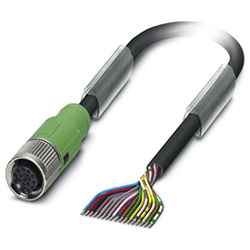 Sensor / actuator cable SAC-17 P- 3,0-PUR