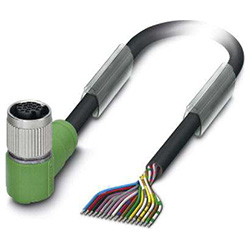 Sensor / actuator cable SAC-17 P- 5,0-PUR