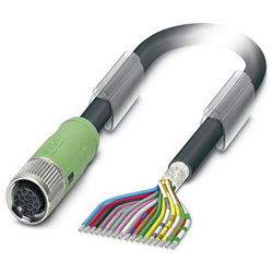Sensor / actuator cable SAC-17P- 5,0-35T