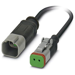 Sensor / actuator cable SAC-2P-DTMS