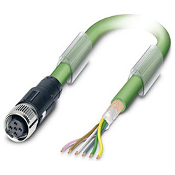 Bus system cable SAC-5P, Socket straight M12 SPEEDCON, B-coded