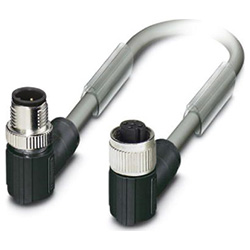Bus-Cable SAC-5P, Plug angled M12 SPEEDCON, Socket angled M12 SPEEDCON