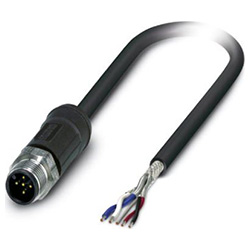 Bus-Cable SAC-5P, Plug straight M12
