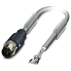 Bus-Cable SAC-5P, Plug straight M12 SPEEDCON