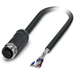 Bus-Cable SAC-5P, Socket straight M12