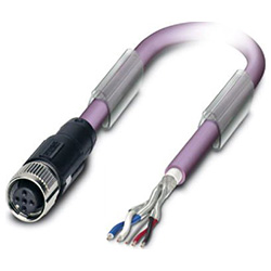 Bus-Cable SAC-5P, Socket straight M12 SPEEDCON