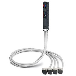 Front adapters VIP-PA-FLK50 / 4X14, with connected system cables