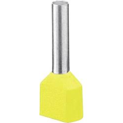 Twin ferrule 1 x 0.50 mm² x 10 mm Partially insulated
