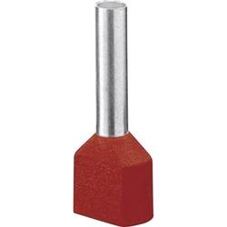 Twin ferrule 1 x 1 mm² x 10 mm Partially insulated