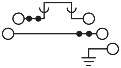 Lever-type Disconnect terminal block, PT 4-PE