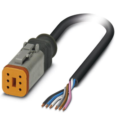 Sensor / actuator cable, SAC-6P