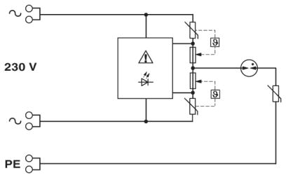 Type 3 surge protection device, Type 3 arrester, BT-1S