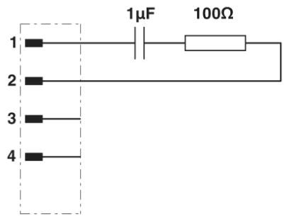 Termination resistor, SAC-4P