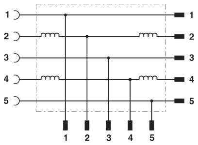 T distributor, SAC-5PT